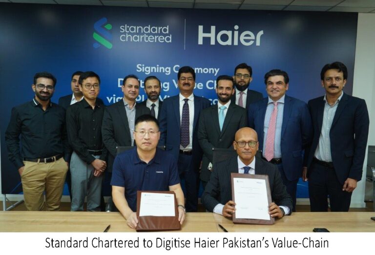 Standard Chartered to Digitise Haier Pakistan’s Value-Chain