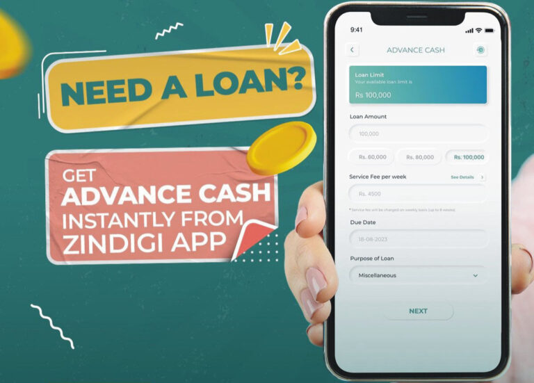Zindigi introduces the first-ever AI-driven instant micro loan, offering upto PKR 100,000.