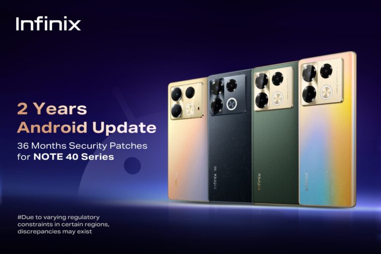 Always Up-to-Date: Enjoy the Latest Android Updates on Your Infinix NOTE 40 Series for 2 Years