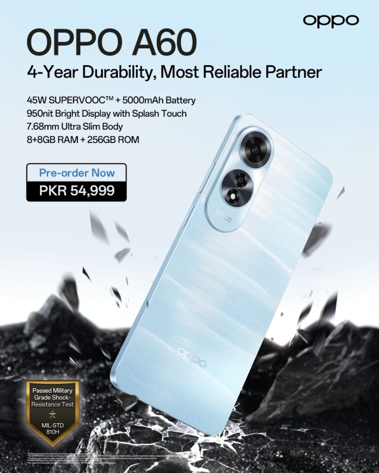 “Get your OPPO A60 Today: Pre-order Your Most Reliable Partner