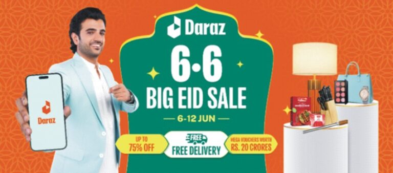 Daraz adds on to the celebrations with its spectacular “6.6 Big Eid Sale”