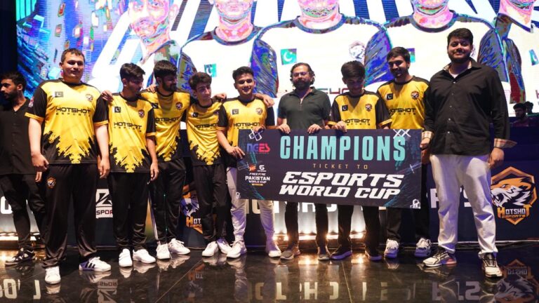 Hotshot Esports clinches Jazz GameNow Free Fire PWCQ championship title and ticket to represent Pakistan at the Esports World Cup: Free Fire