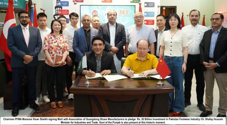 China’s Footwear Association pledges Rs 20 billion investment in Pakistan