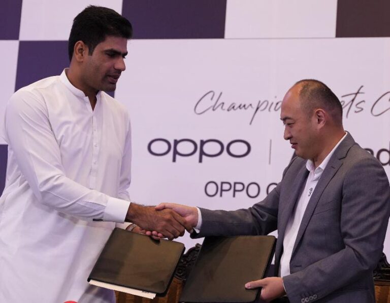 Champion Meets Champion: OPPO Partners with Olympic Gold Medalist Arshad Nadeem for a 4-year Journey