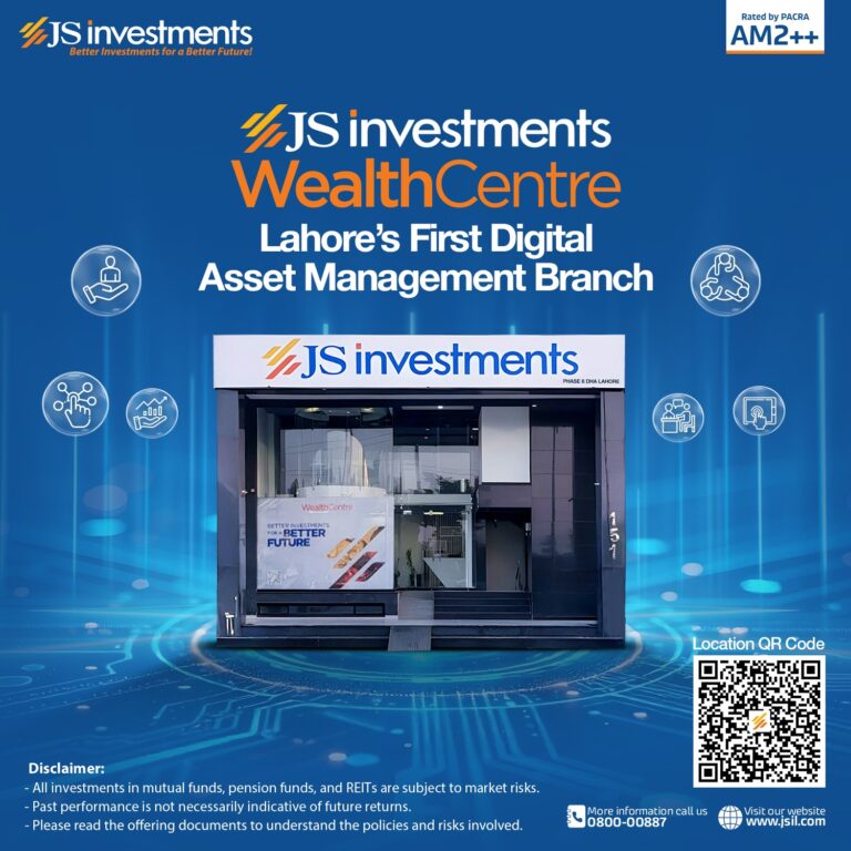 JS Investments Launches Lahore’s First Digital Wealth Centre