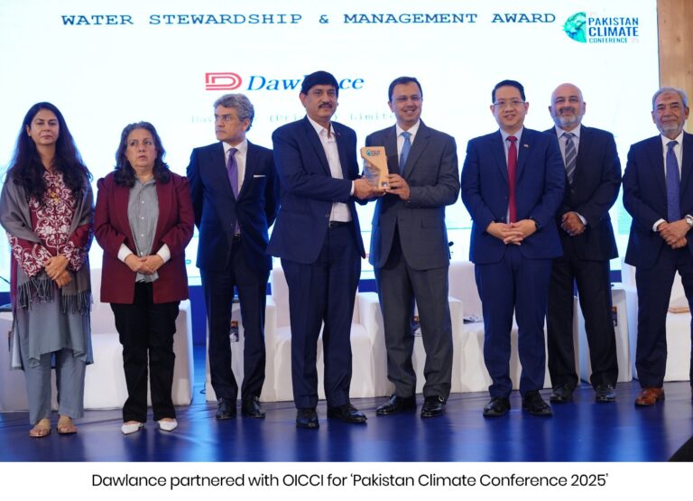 Dawlance partnered with OICCI for ‘Pakistan Climate Conference 2025’