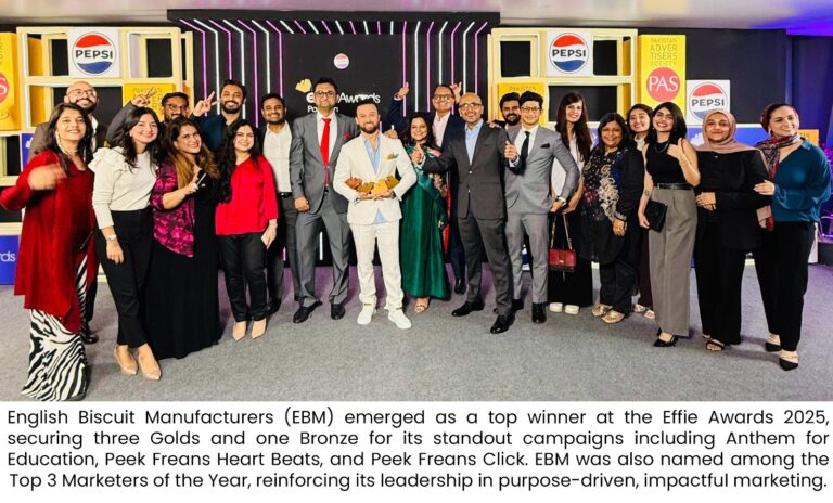 EBM shines at Effie Awards 2025 with multiple Gold wins and Top Three Marketer recognition