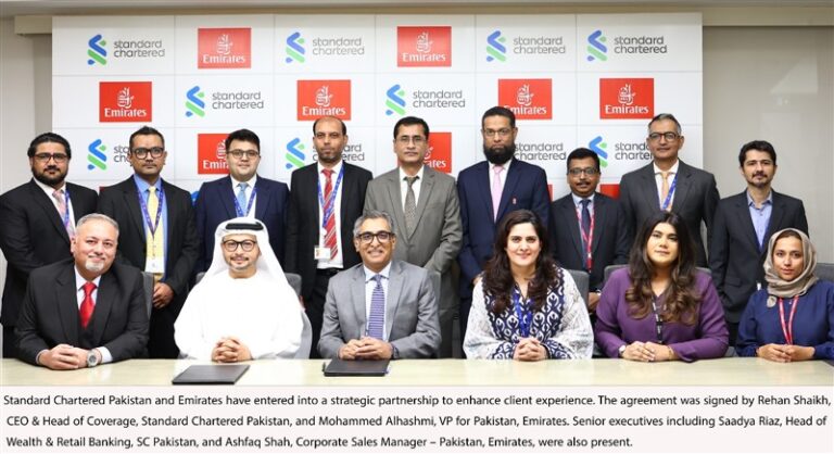 Standard Chartered Pakistan and Emirates forge strategic partnership to enhance client experience