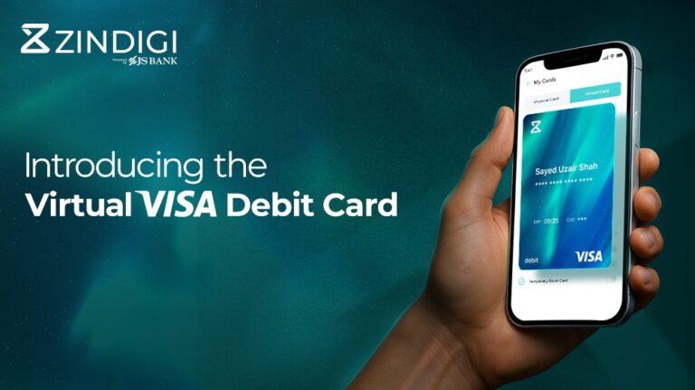 Zindigi Launches Visa Virtual Debit Card: One Click to a Fully Digital Payment Experience
