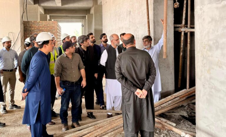 CEO CBD PUNJAB IMRAN AMIN VISITED NSIT CITY TO ACCESS PROJECTS PROGRESS