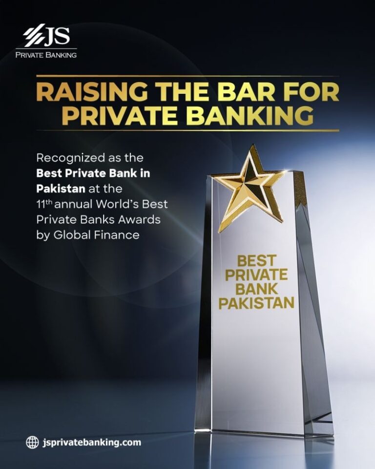 JS Bank recognized for the Best Private Banking in Pakistan by Global Finance
