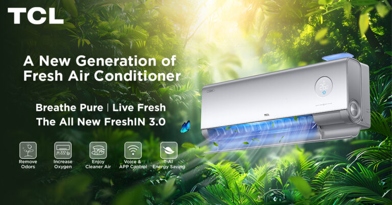 With Air Quality Declining, TCL FreshIN 3.0 AC Offers Clean-Air Solution for Pakistani Homes