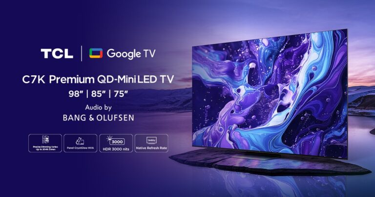 Experience Premium Picture Quality and Immersive Audio with TCL C7K QD Mini-LED TV