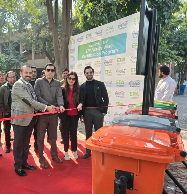 Coca-Cola rolls out Waste Wise Management Bins in 10 Educational Institutions with EPA Punjab