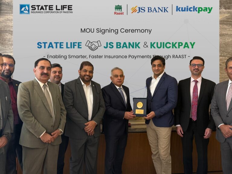 JS Bank and KuickPay enable RAAST QR Payments for SLIC Customers under PM’s Cashless Initiative