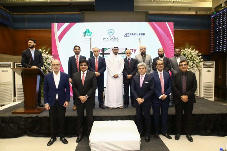 Pak-Qatar Family Takaful Limited Listed on Pakistan Stock  Exchange Following Strong IPO Demand