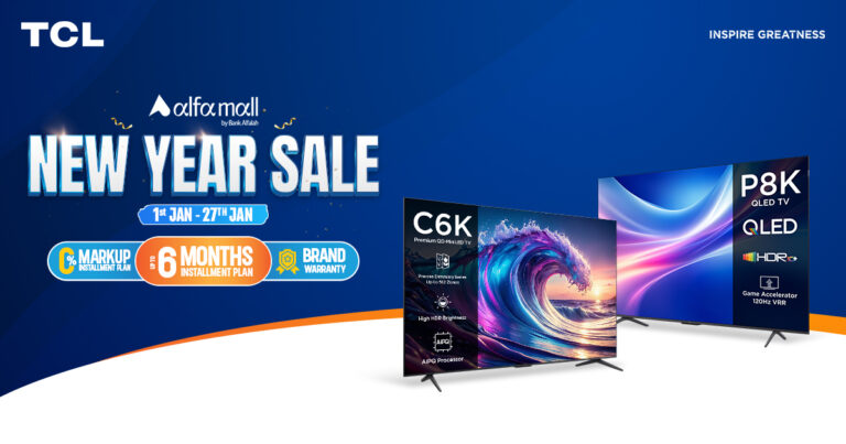 TCL Kicks Off New Year Sale on Alfamall with Big Discounts and Easy Installment Plans