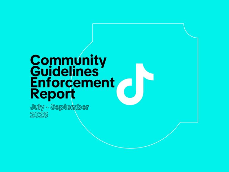 TikTok releases Q3 2025 Community Guidelines Enforcement Report