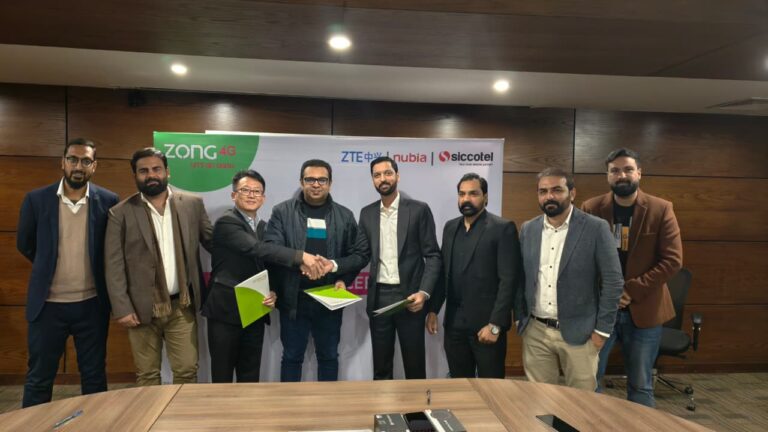 Zong Signs Partnership with ZTE and Siccotel to Accelerate 5G Adoption in Pakistan