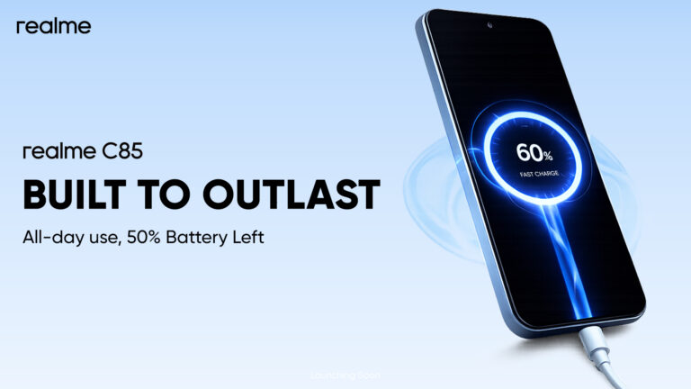 More Screen Time, Less Charging Time: realme C85 Raises the Bar with Ultra Battery Power, 7000mAh Titan Battery and 45W Fast Charge