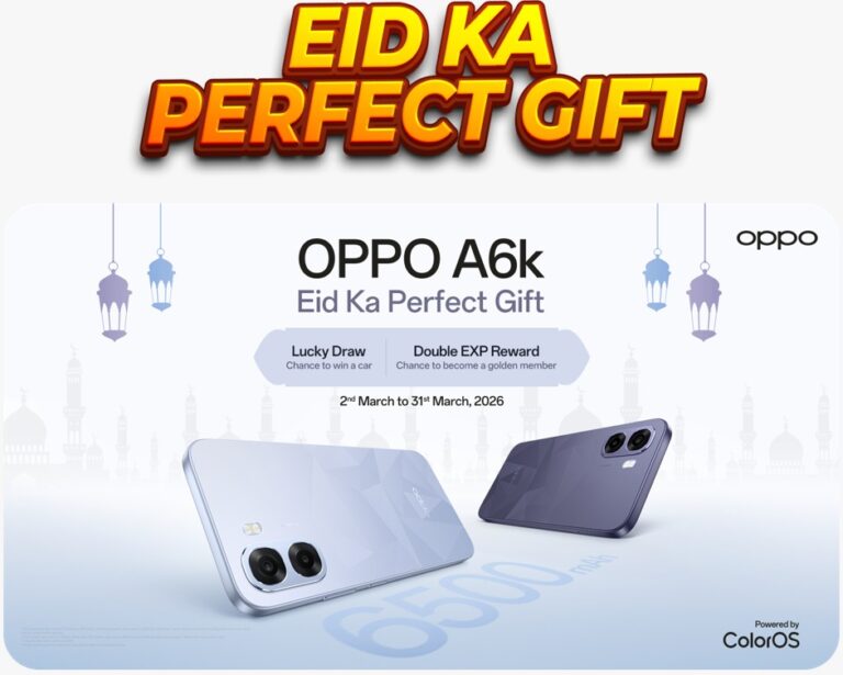 Eid Ka Perfect Gift: OPPO A6k Launches with Lucky Draw and a Chance to Win a Car