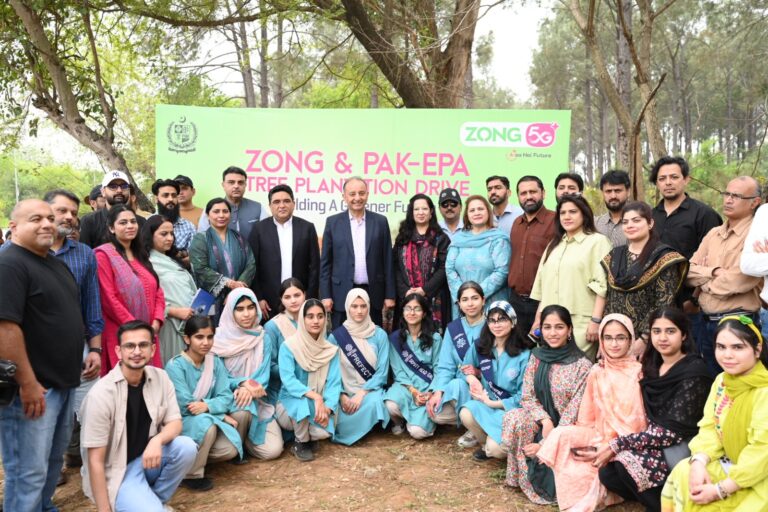 Zong Leads Climate Action through Afforestation Drive in Islamabad