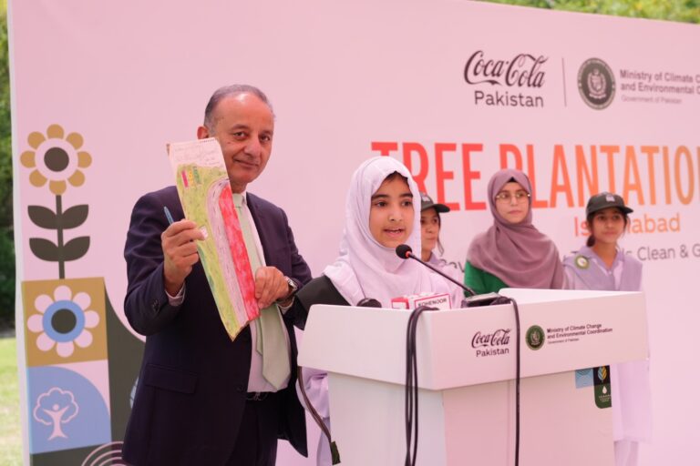 Islamabad’s largest Tree Plantation by Coca-Cola in response to the call by Ministry of Climate Change for Upscaling Green Pakistan Programme