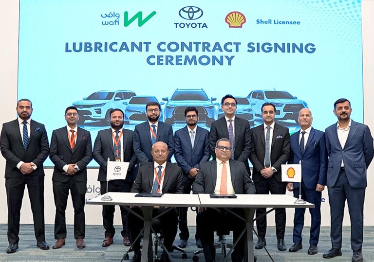 Wafi Energy Pakistan partners with Indus Motor Company for Toyota Genuine Motor Oil in Pakistan