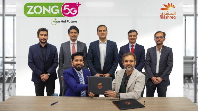 Zong and Mashreq Bank Partner to Enable Seamless Access to Telecom Services Through Digital Banking