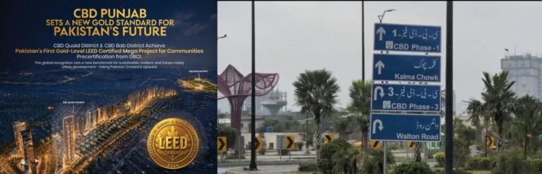 CBD PUNJAB MAKES HISTORY WITH PAKISTAN’S FIRST LEED FOR COMMUNITIES GOLD PRECERTIFICATION