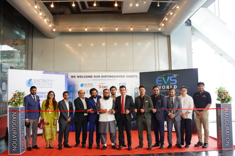 Humayun Khan, Additional Secretary, Ministry of Energy (Power Division), Government of Pakistan, Inaugurates Three-Day EVS World and Electricity Pakistan exhibitions