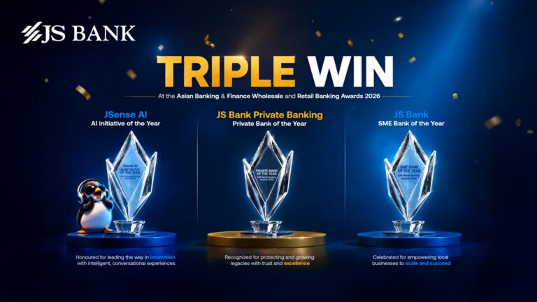 JS Bank Wins Three Honours at the Asian Banking & Finance Awards 2026