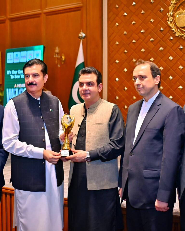 Haripur Chamber of Commerce & Industry (HCCI) First Achievement Award Presented to Mr. Saleem Khan Tanoli