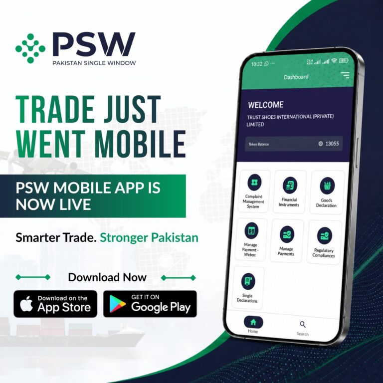 Pakistan Single Window launches official mobile app to digitalize trade management