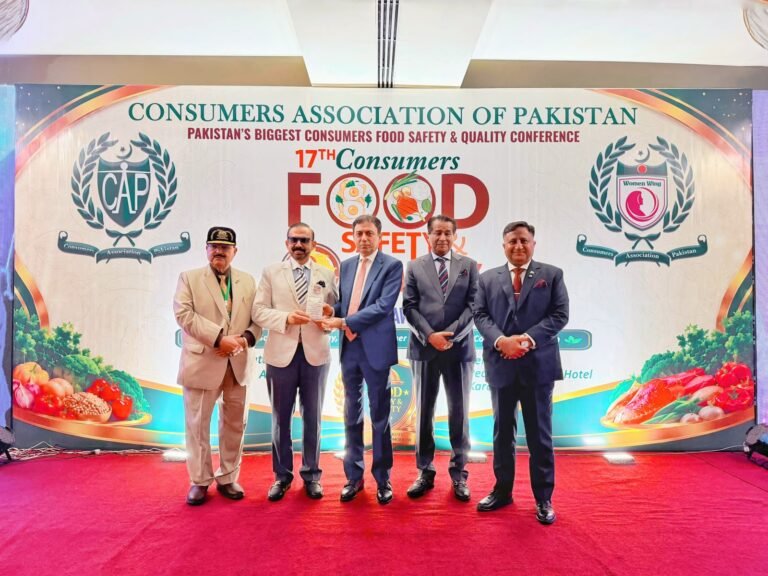 Coca-Cola Pakistan Honored with ‘Consumers’ Preferred Beverage of the Year Award’ at the 17th Consumers’ Food Safety and Quality Conference