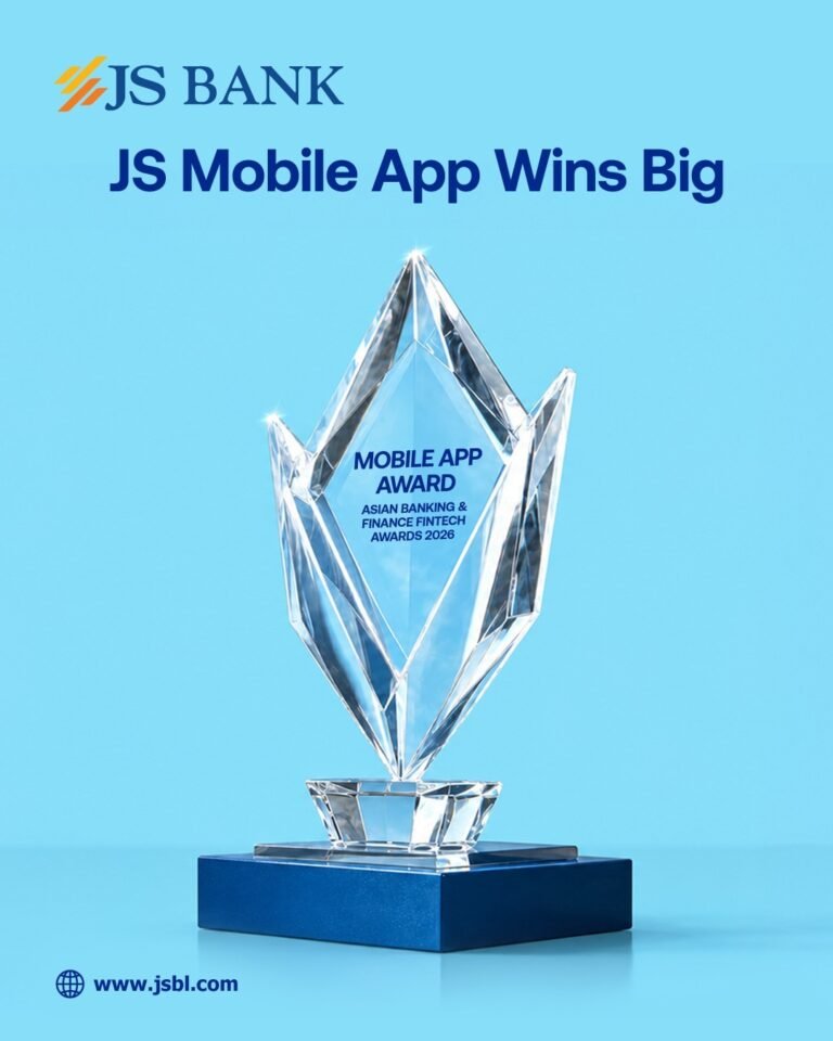 JS Bank Wins Mobile App Award at Asian Banking & Finance Fintech Awards 2026