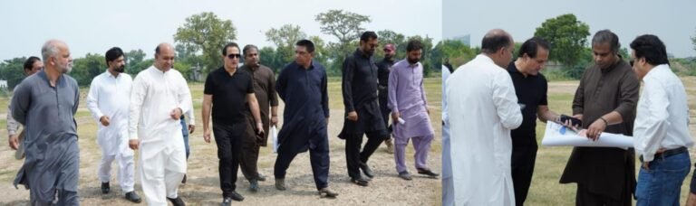 CEO CBD PUNJAB IMRAN AMIN INSPECTS CBD BAB DISTRICT AND NSIT CITY, ORDERS EXPEDITED SITE CLEARANCE AT BAB-E-PAKISTAN