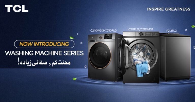 TCL Unveils New Smart Washing Machine Series in Pakistan